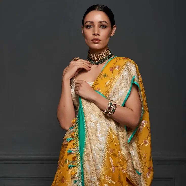 Home silk saree