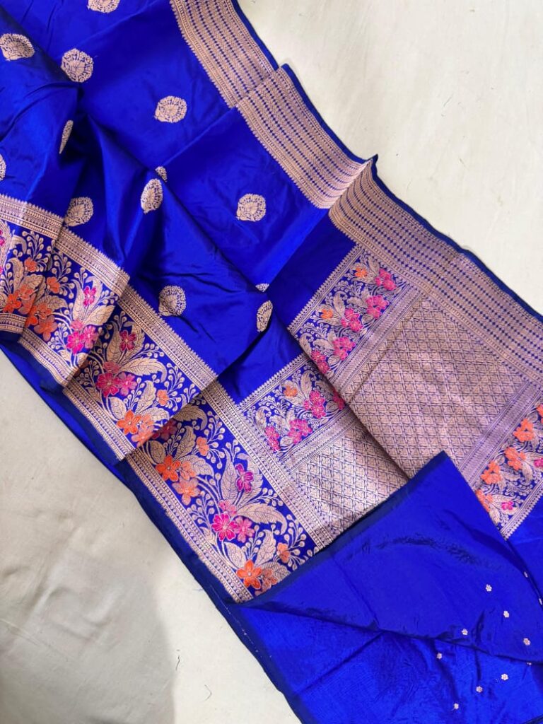 Home kataan silk saree.1